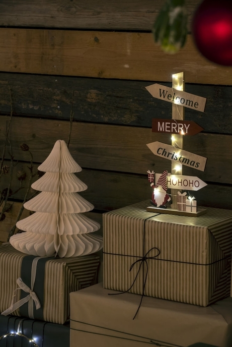 Juldekor Skyltar Trä LED Konstsmide